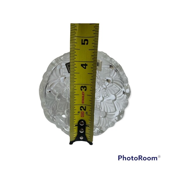 Mikasa WINTER DREAMS  Frosted Crystal Christmas Tree Bell, 5 1/2" Tall, Germany - Picture 5 of 7